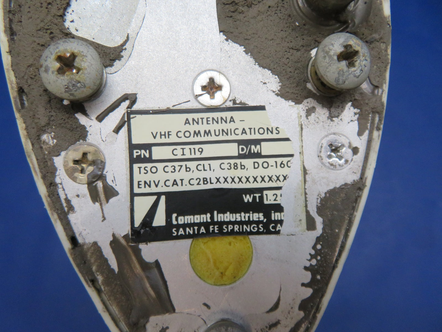 Cessna 421 Comant VHF Comm Antenna P/N CI-119 (0426-107)1
