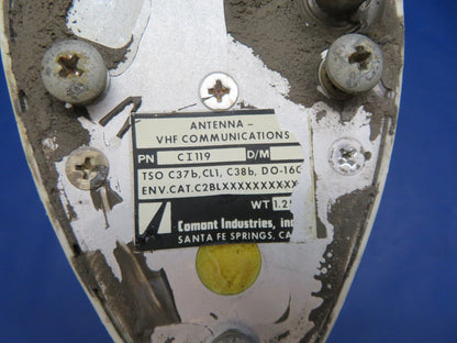 Cessna 421 Comant VHF Comm Antenna P/N CI-119 (0426-107)1