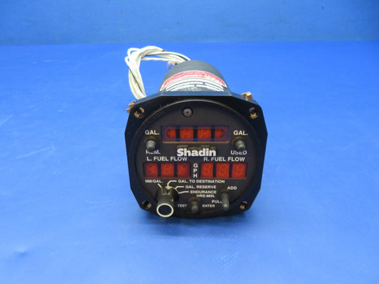 Cessna 421 Shadin Fuel Flow Indicator 14/28v P/N 910532P WARRANTY (0326-238)0
