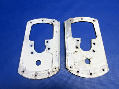 Cessna 172 RH & LH Main Gear Fairing Mount Plate 0541220-1 & -2 SET  (0826-424)1