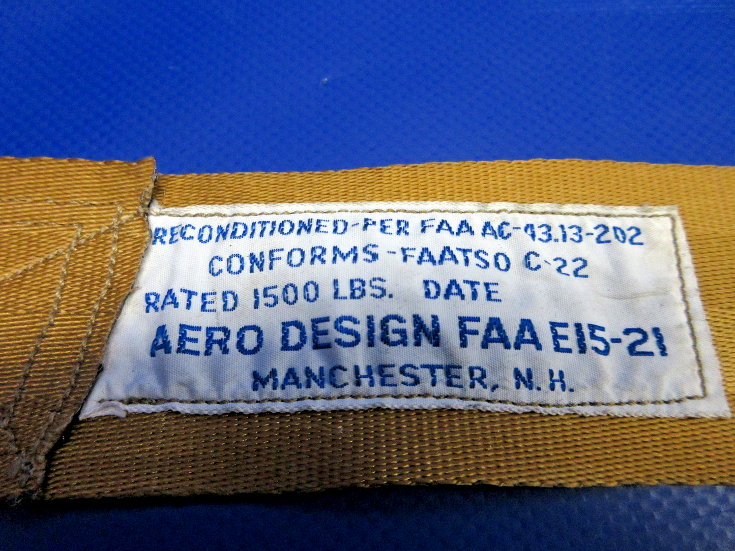 Beech Davis Aircraft Products FDC-2700 Seat Belt (0326-800)1