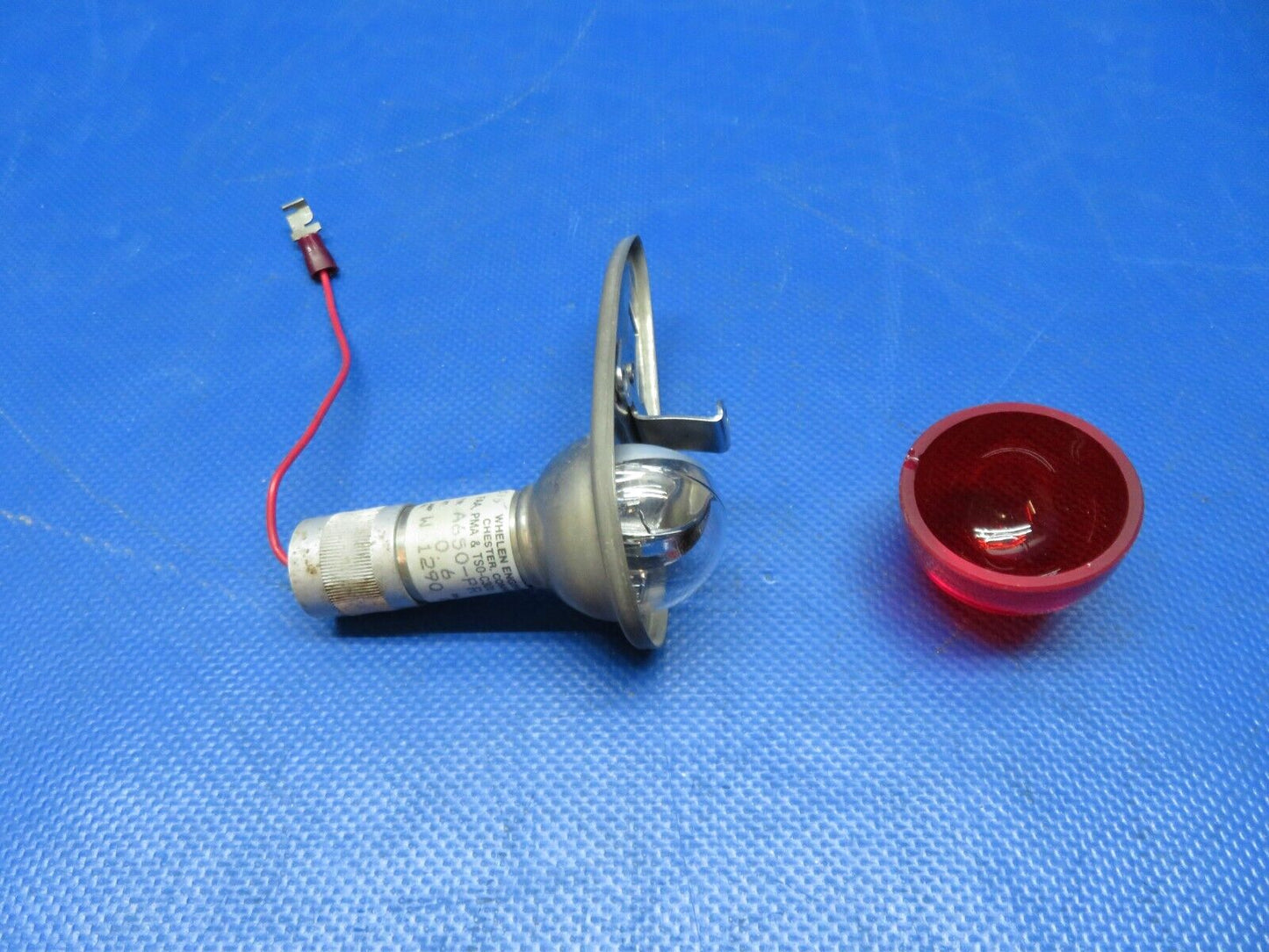 Mooney M20 M20E Whelen LH Nav Light w/ Strobe 12v P/N A650-PR TESTED (0424-254)
