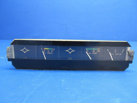 Piper PA-28-181 Stewart Warner Cluster Gauge P/N 436456 WARRANTY (0424-1792)