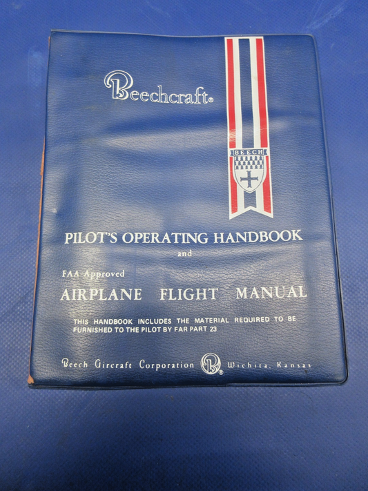 Beech A36 Bonanza Pilot's Operating Handbook P/N 36-590002-37 (0626-780)1