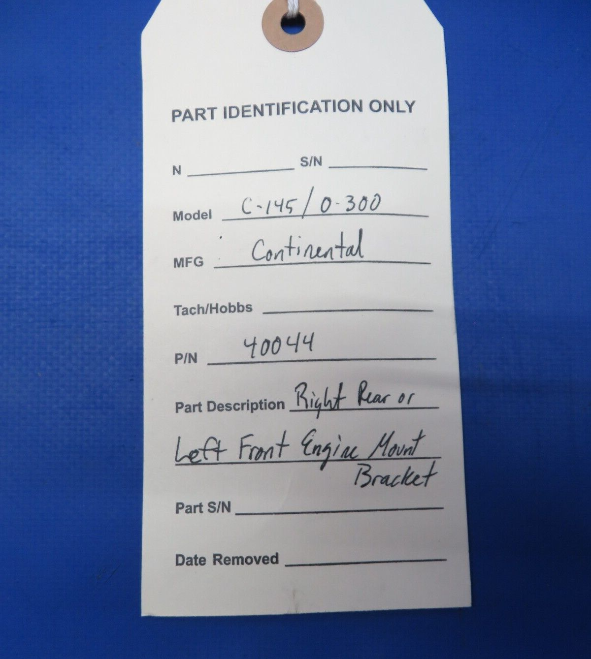 Continental C-145 / O-300 P/N 40044 RH AFT or LH FWD P/N 40044 (0723-539)12