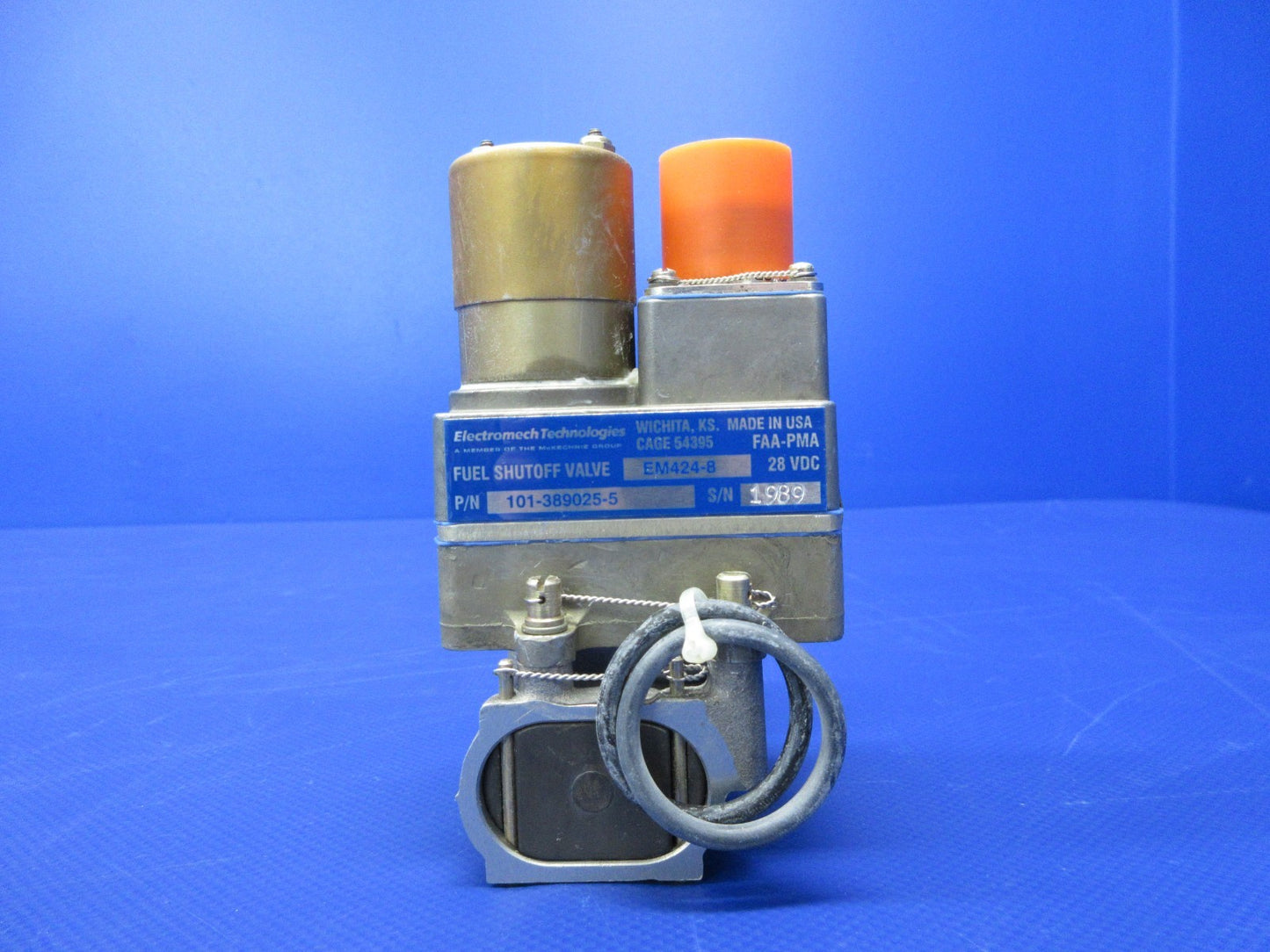 Beech Electromech Fuel Shut Off Valve 28V P/N 101-389025-5 Overhauled (0426-758)5