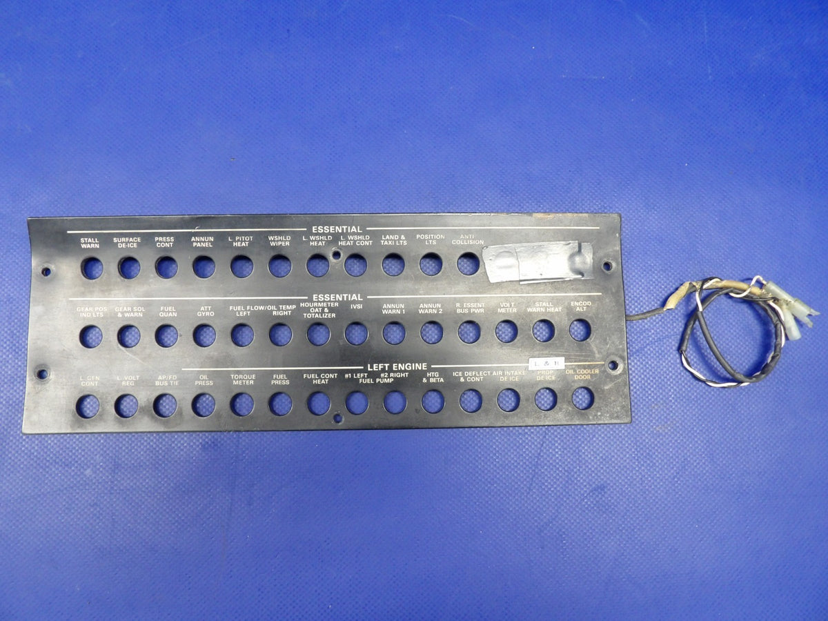 Piper PA Cheyenne Astronics LH Electroluminescent Panel P/N 80810-2 (0526-1362)0
