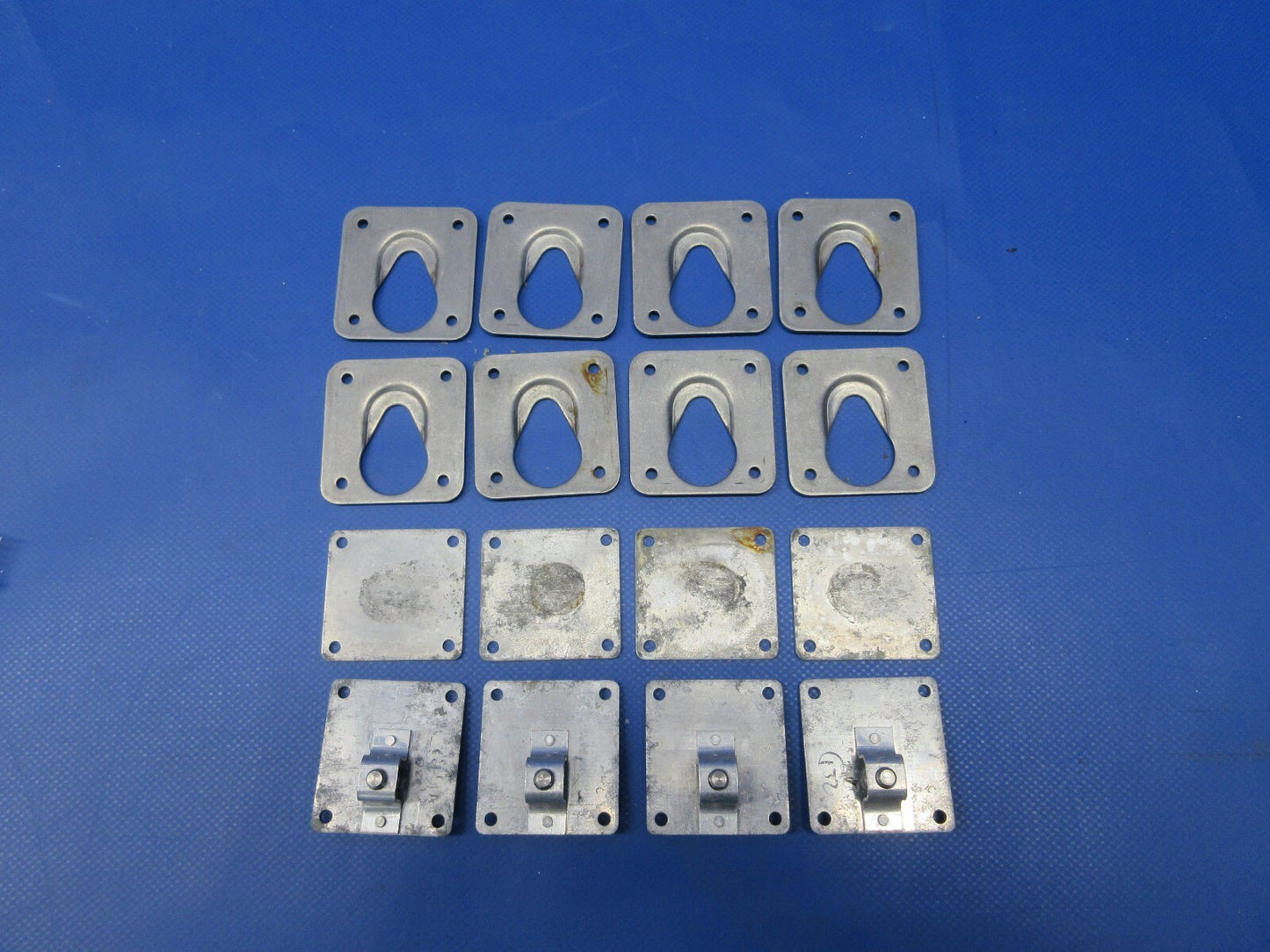 Piper PA-34-200T Rear Seat Attachment Plate Set 68094-03 LOT (0524-1244)1