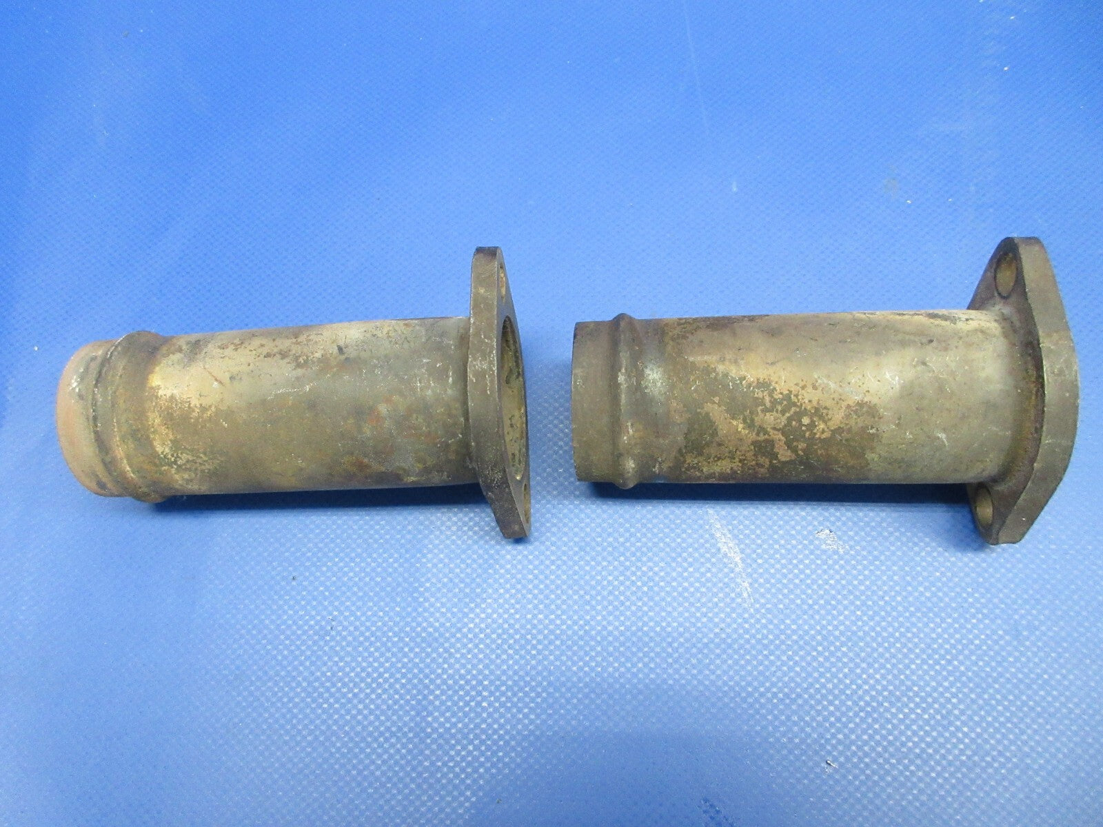 Cessna 172 Exhaust Riser w/ Clamps P/N 0450338-14 LOT OF 2 (0124-1430)11