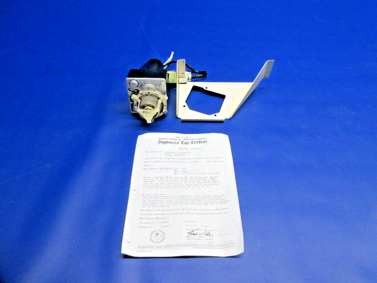 Piper PA-28-181 Archer III King Primary Roll Servo 14/28V 065-0051-08 (1224-800)