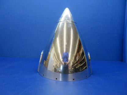 Beech Duchess Hartzell Polished 2-Blade Propeller Spinner P/N D-4826 (0526-2047)4