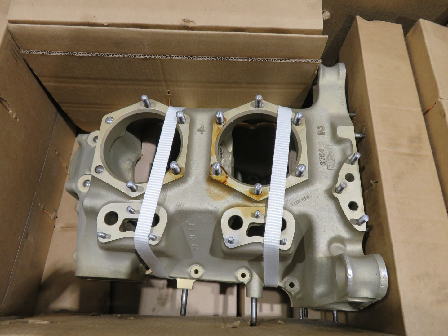 Continental C-75 / C-85 Crankcase P/N 6794 / 6795 REPAIRED w/ 8130 (0326-1767)6