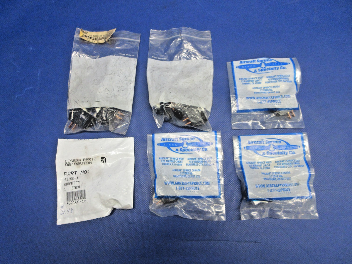 Cessna Rocker Switch P/N S2160-1 LOT OF 10 NOS (0526-940)2