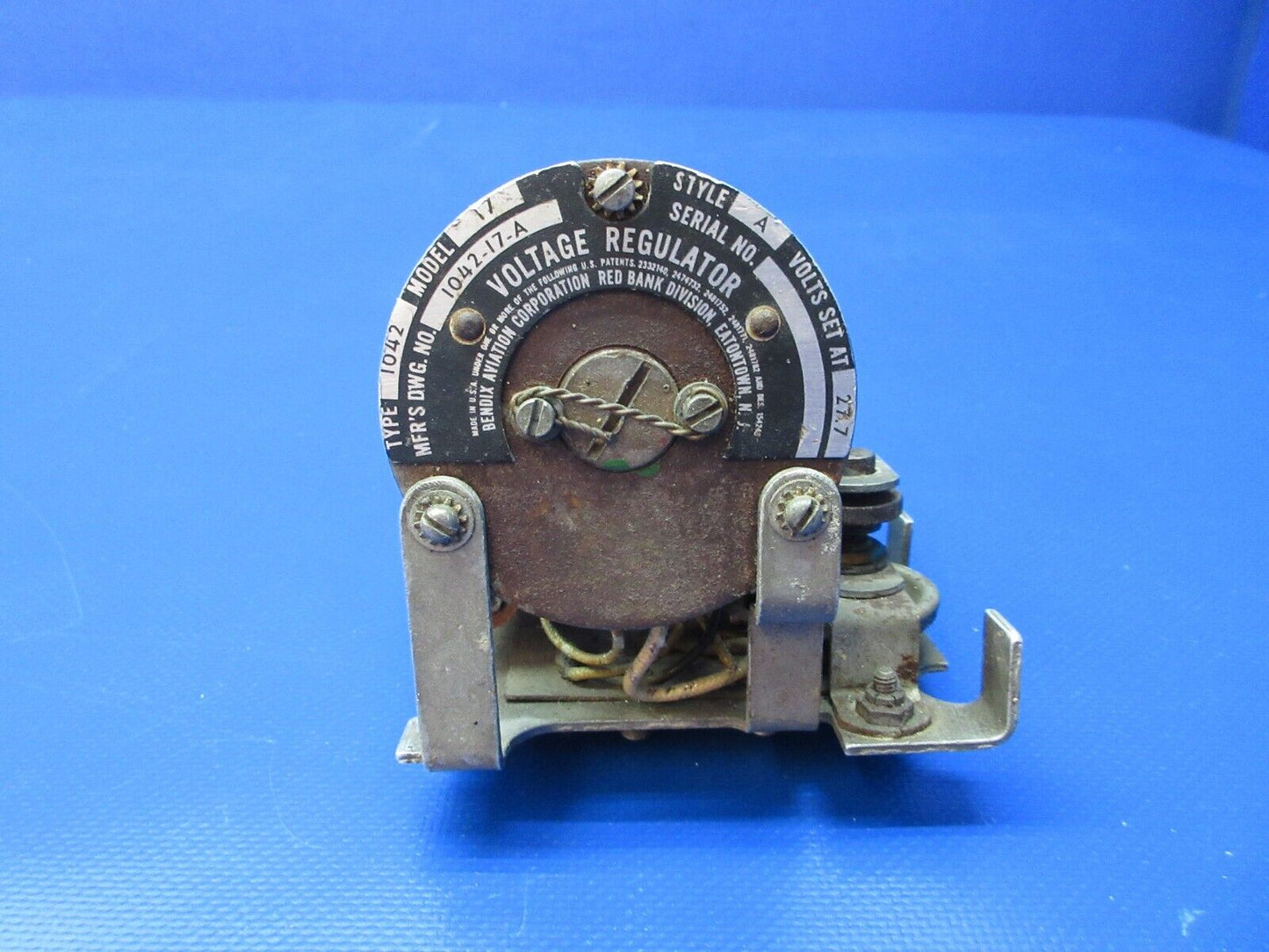 Bell 47J-2 Helicopter Voltage Regulator 27.7v P/N 1042 WARRANTY (1224-1290)