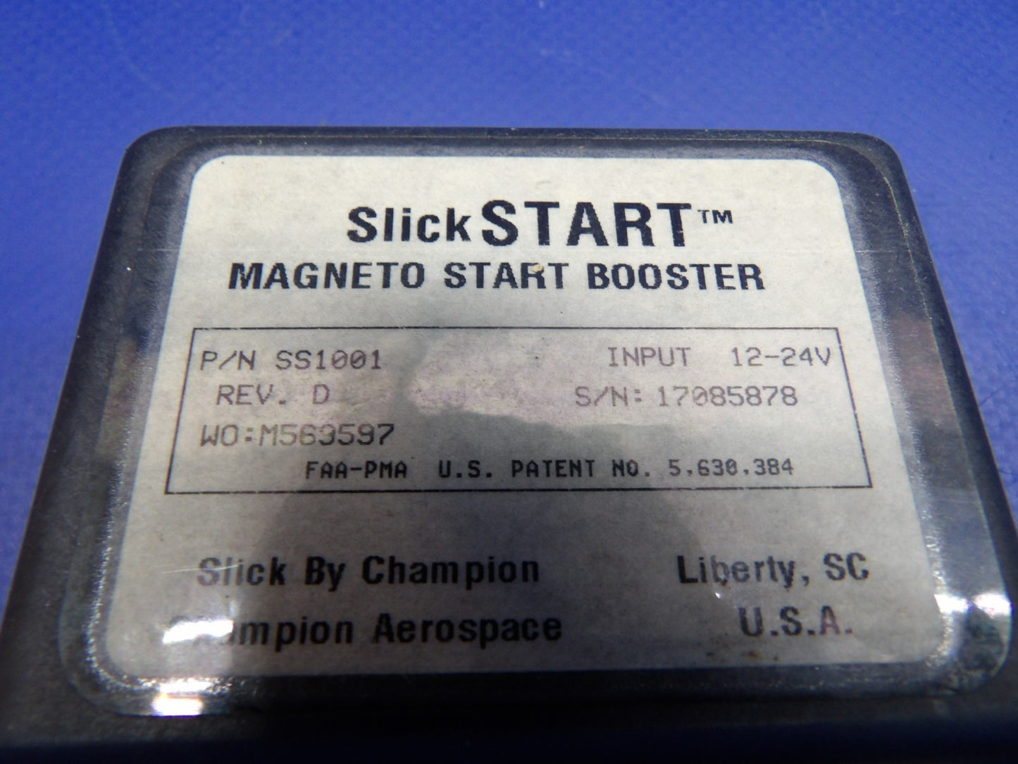 Diamond Slick Start Magneto Start Booster 12/24V P/N SS1001 TESTED (0626-1304)1