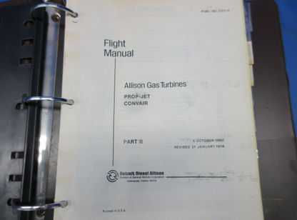 Allison Prop-Jet Convair Flight Manual Pt. 2 (0824-1253)