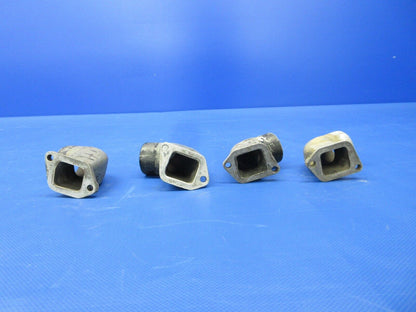 Continental A65 Intake Elbow P/N 4602, 3585 LOT OF 4 (0324-664)