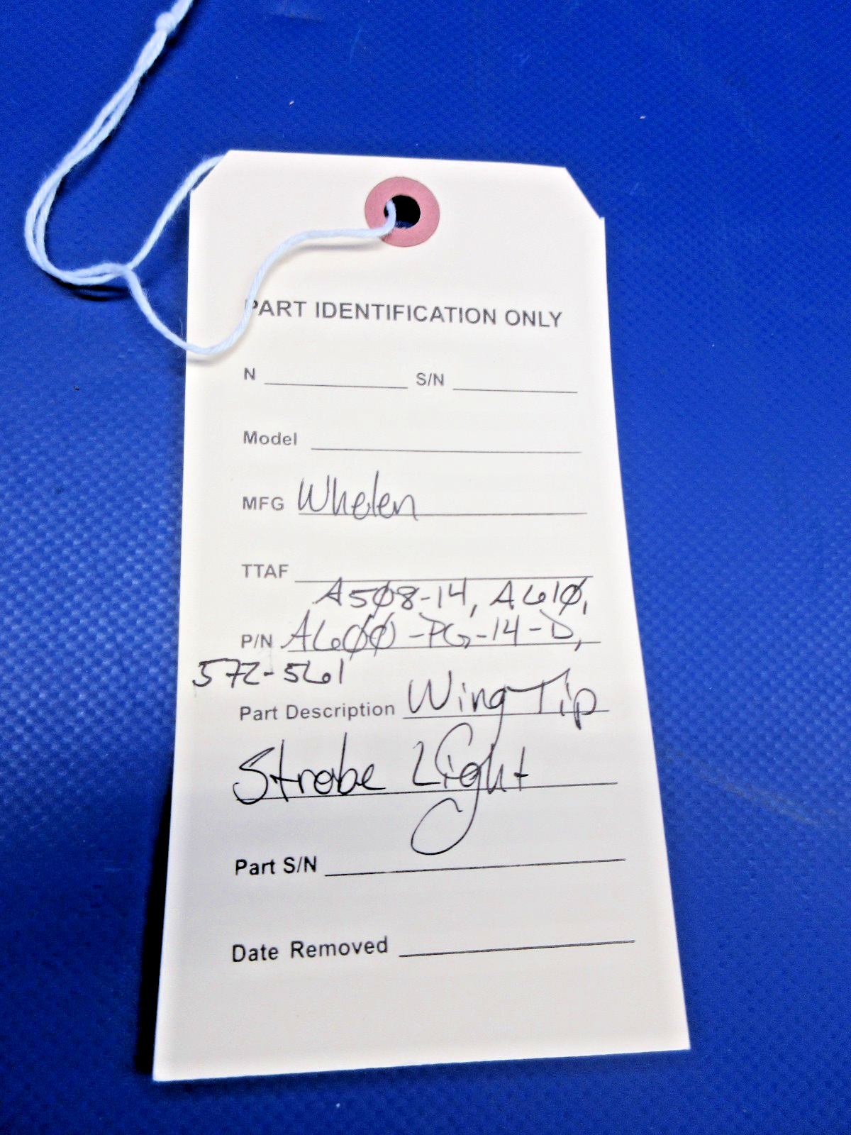 Whelen Wing Tip Strobe Light P/N A600-PG-14-D (0426-835)12