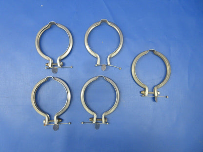 Piper Exhaust Clamp P/N 556-962 LOT OF 5 NOS (0324-672)