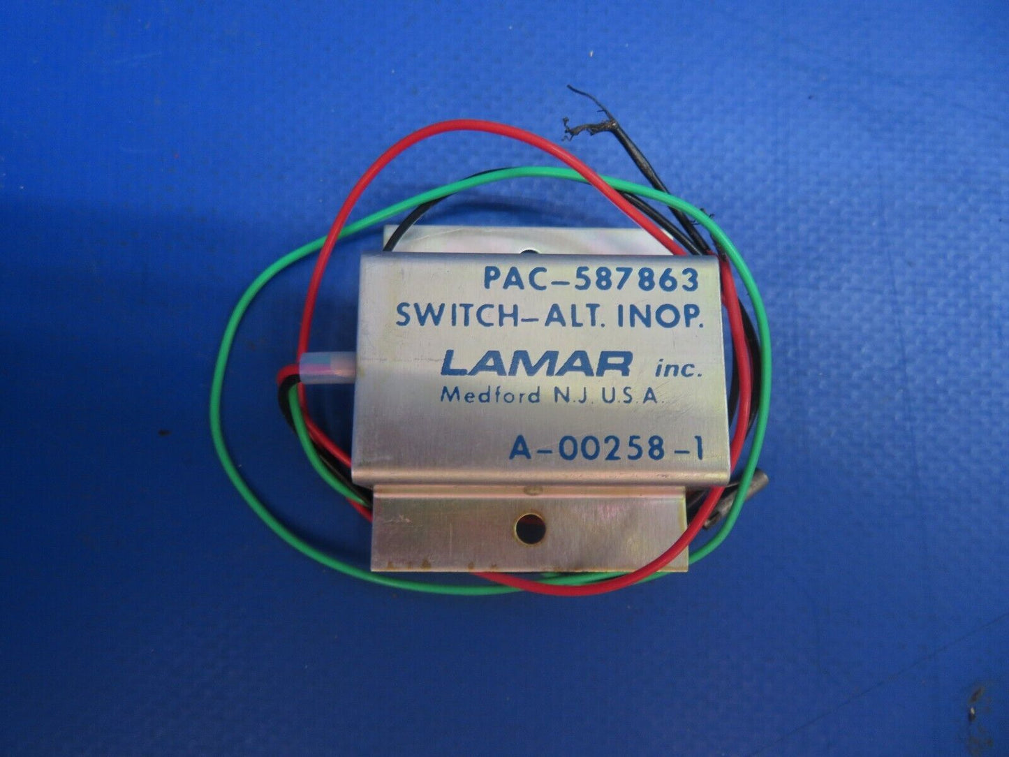 Lamar Piper Alternator Switch P/N 587-863 NOS (1122-571)