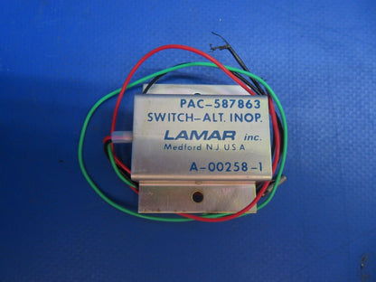 Lamar Piper Alternator Switch P/N 587-863 NOS (1122-571)