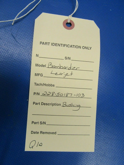 Bombardier Learjet Bushing P/N 228-50187-103 NOS (0419-423)