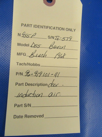 Beech Baron Induction Air Scoop Box P/N 96-919101-41 (0118-85)