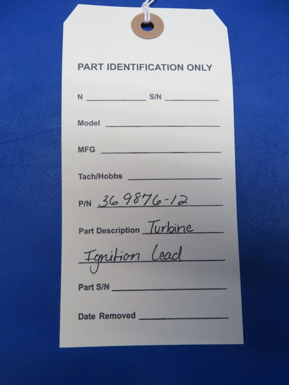 Turbine Ignition Lead P/N 369876-12 (1023-519)