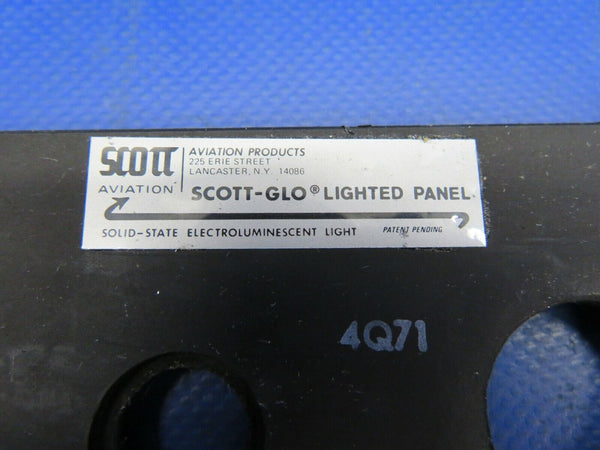 Cessna 210L Scott Aviation Glo Lighted Panel 1213314-7 Not Working  (0720-523)