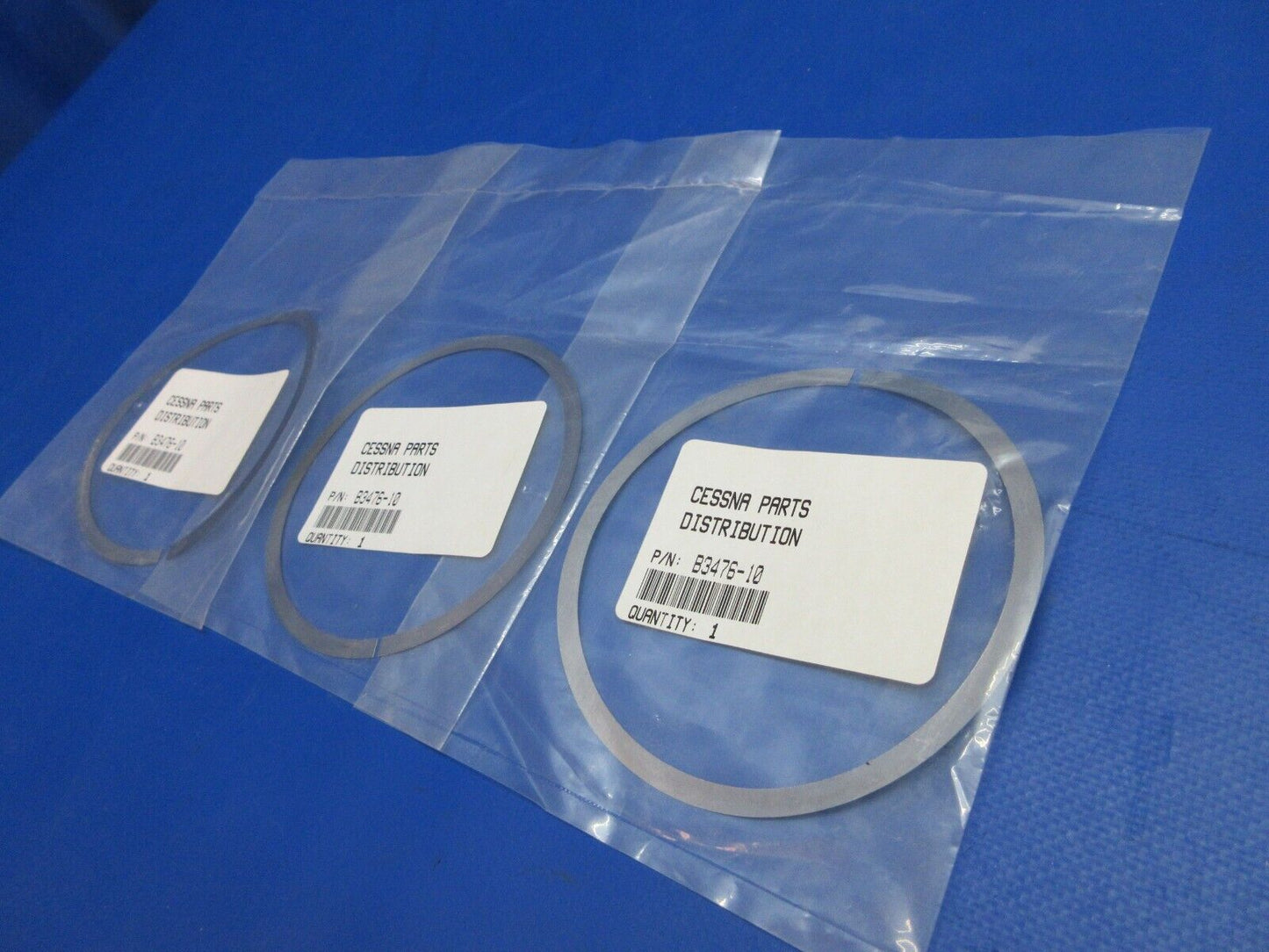 McCauley Threaded Propeller Shim LOT OF 3 P/N B3476-10 NOS (0523-435)