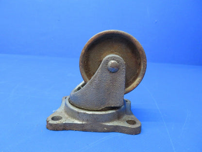 Vintage 3" Cast Iron Swivel Castors LOT OF 8 (0123-644)