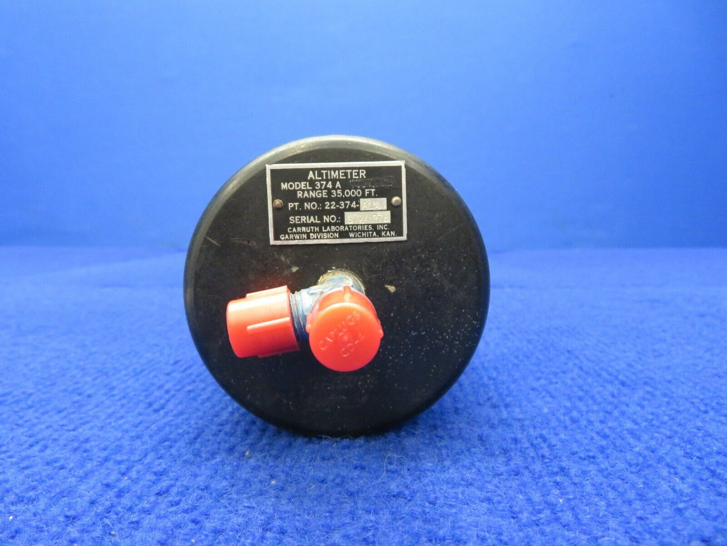 Brantly B-2B Garwin 374A Altimeter P/N 22-374-A03 CORE (0222-287)