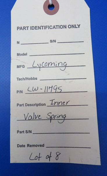 Lycoming Inner Valve Spring P/N LW-11795 LOT OF 8 (1022-321)