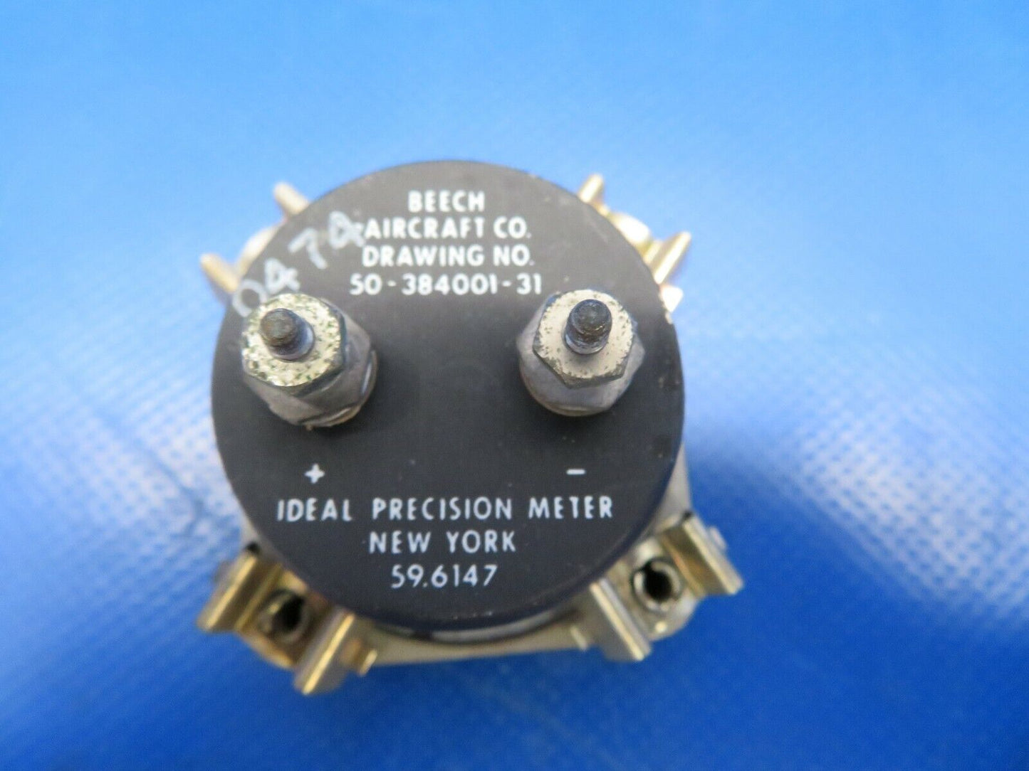 Beech Baron E-55 Ideal Precision Anti Ice Gauge P/N 50-384001-31 (0120-123)