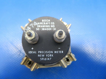 Beech Baron E-55 Ideal Precision Anti Ice Gauge P/N 50-384001-31 (0120-123)