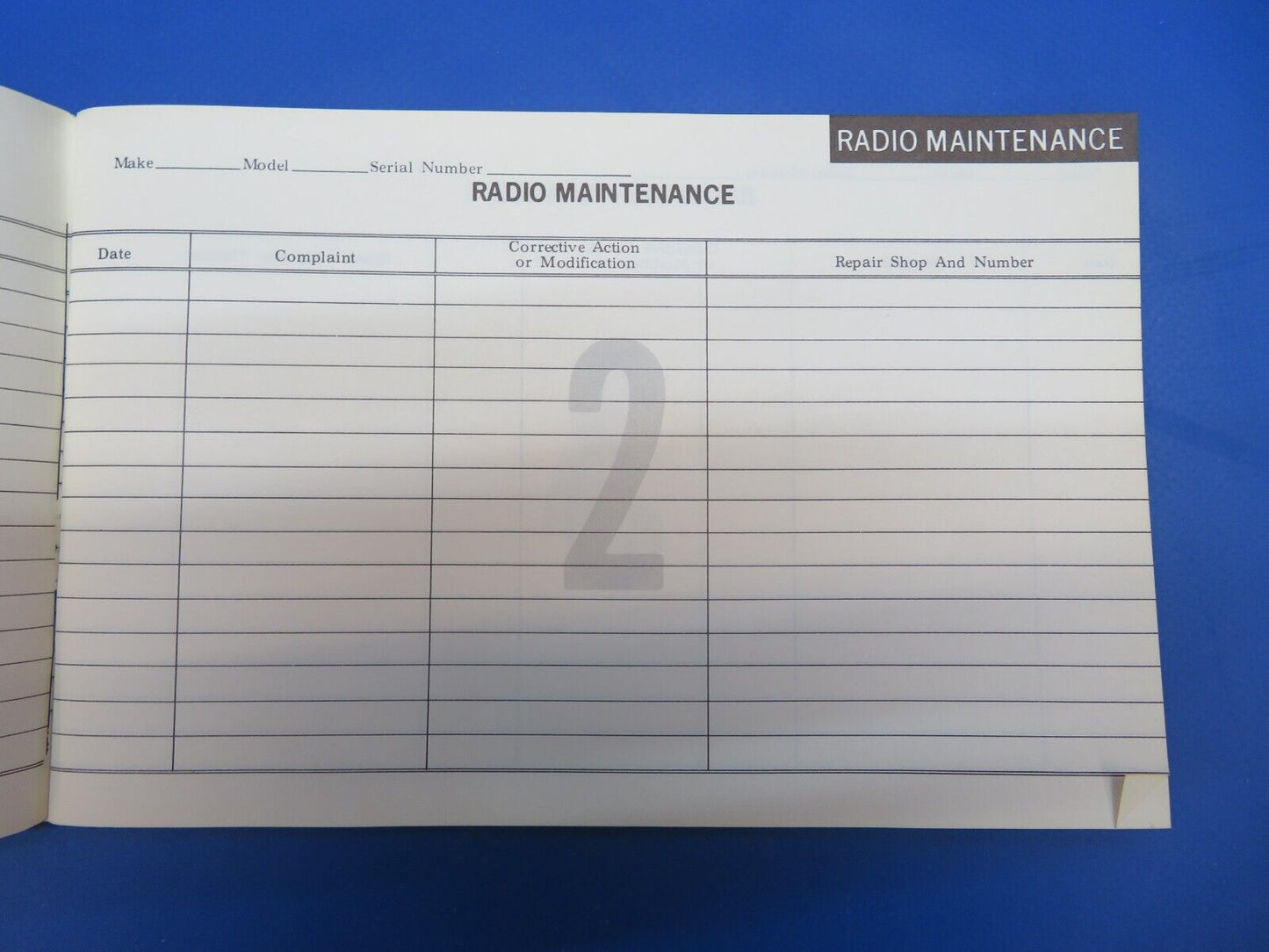 Aviation Maintenance Aircraft Radio Log Books LOT OF 109 NOS  (1022-563)