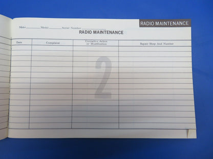 Aviation Maintenance Aircraft Radio Log Books LOT OF 109 NOS  (1022-563)