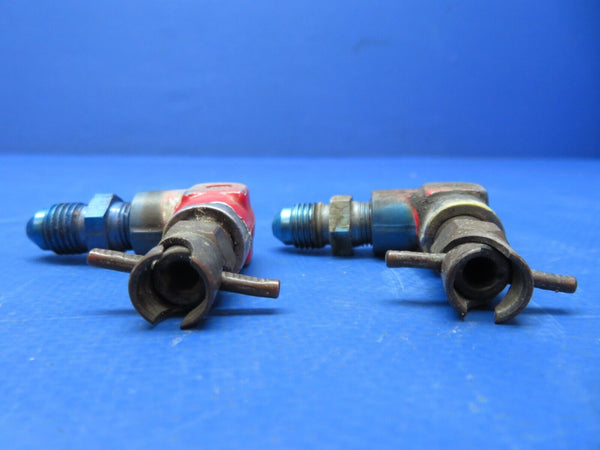 Beech Baron Fuel Drain Couplers w/ CCA-4850 Drain Valves LOT OF 6 (0623-394)