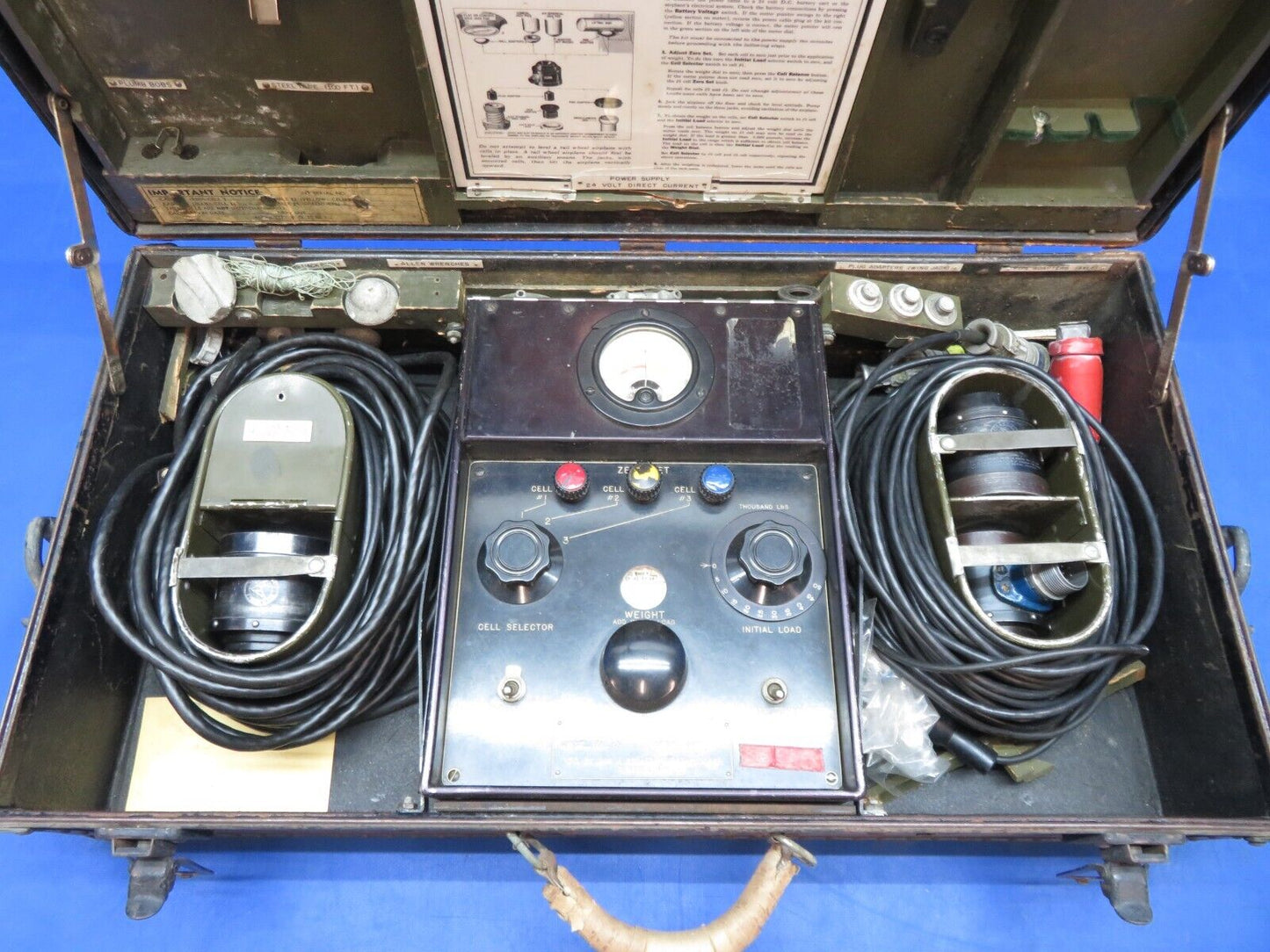 Vintage Aviation / Aircraft Electric Aircraft Weigh Kit Model FS-6A (1023-182)