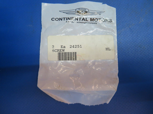 Continental Screw P/N 24251 LOT OF 2 NOS (1222-888)