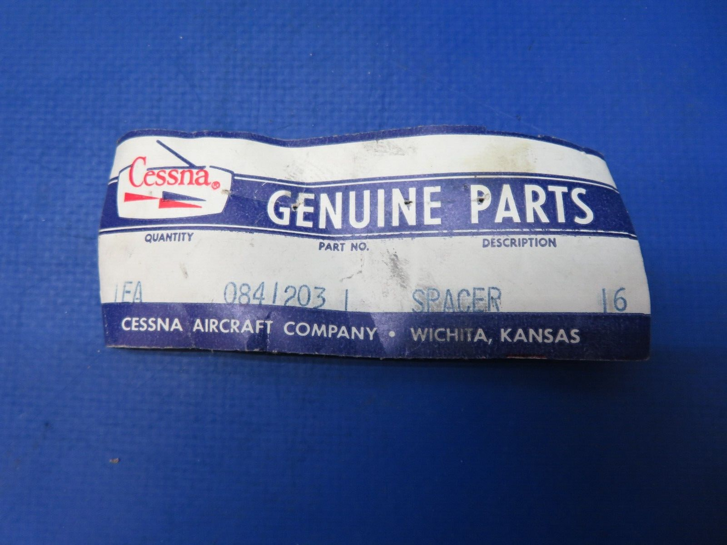 Cessna Spacer Lower Link P/N 0841203-1 NOS (1023-410)