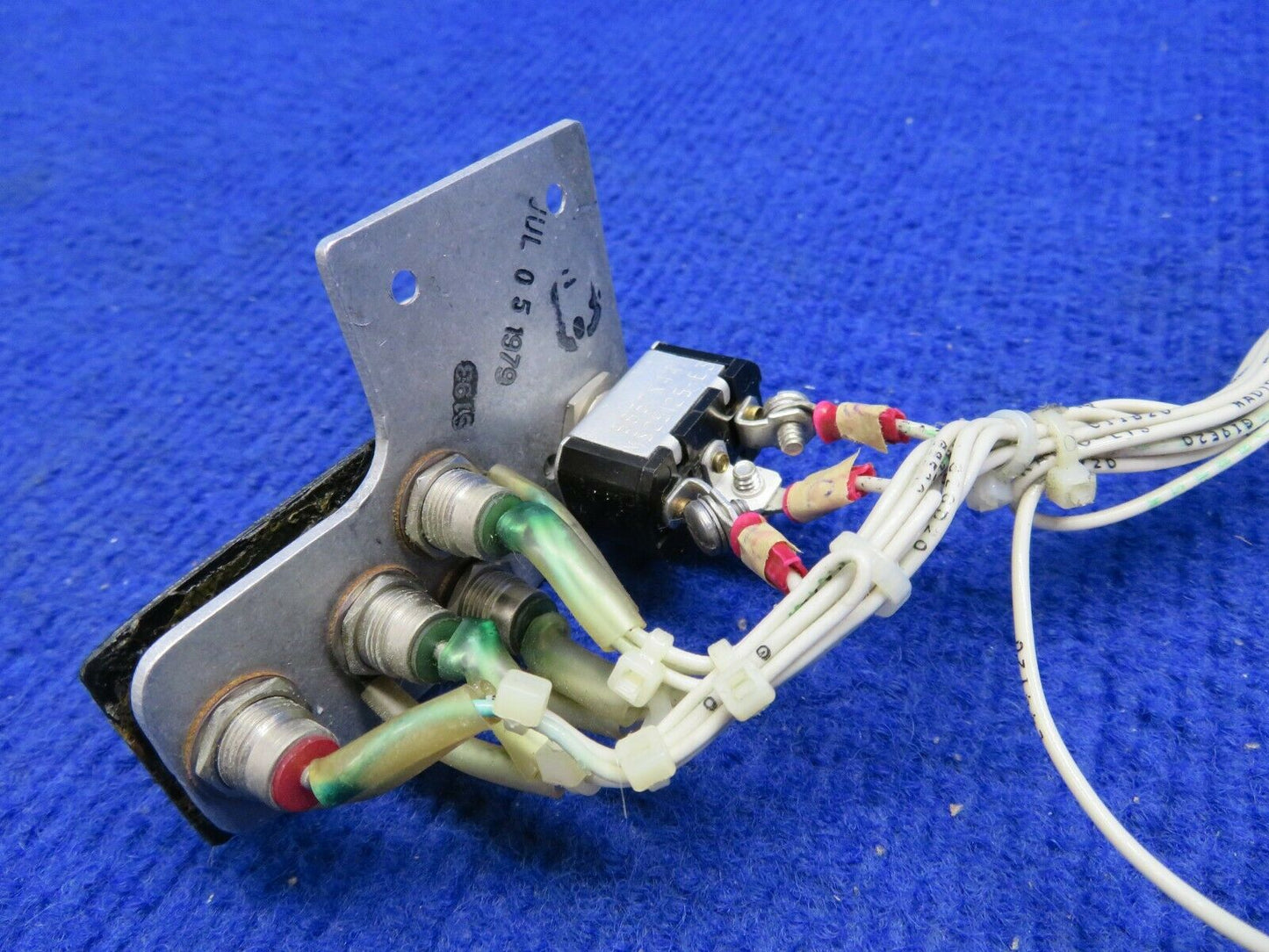 Beech 58 Baron Landing Gear Switch w Plate & Lights P/N 8857K44 (0322-559)