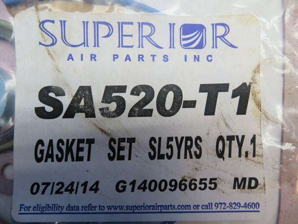 Continental Gasket Set Single Cylinder P/N SA520-T1 LOT OF 3 NOS (0124-1139)
