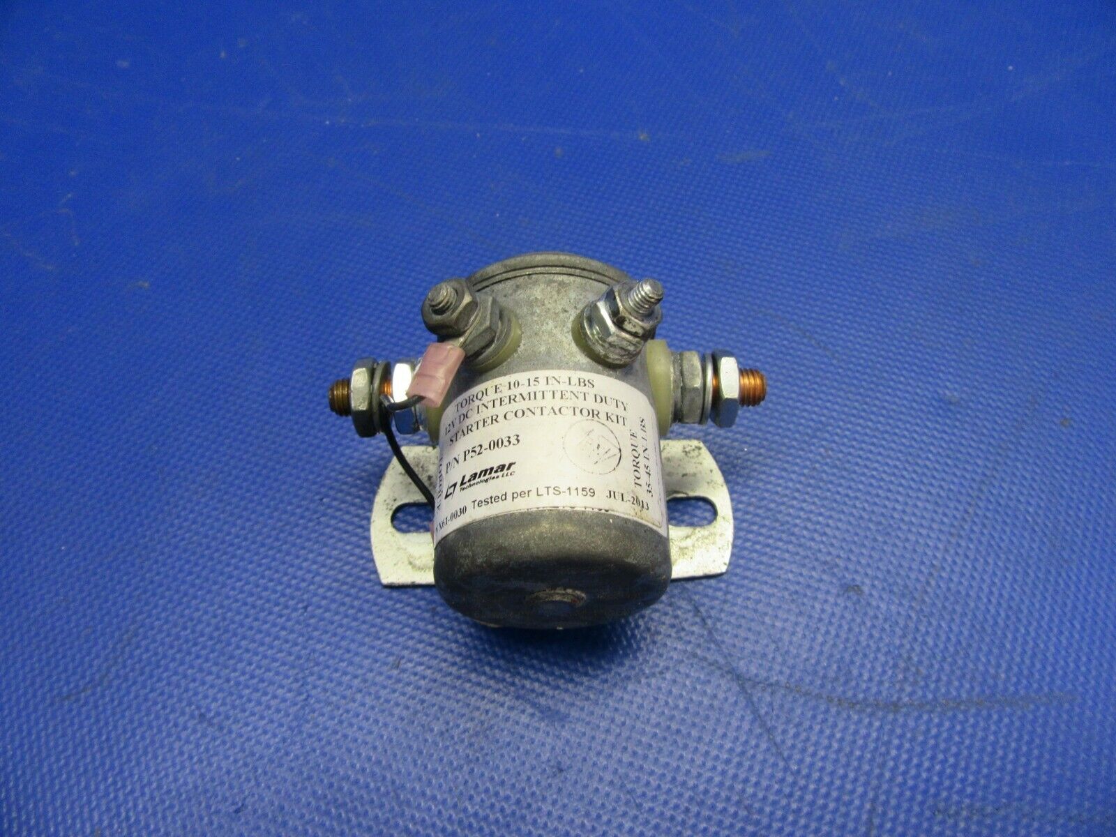 Cessna Cardinal 177RG Lamar Relay 14 Volts P/N P52-0033 (0621-459)