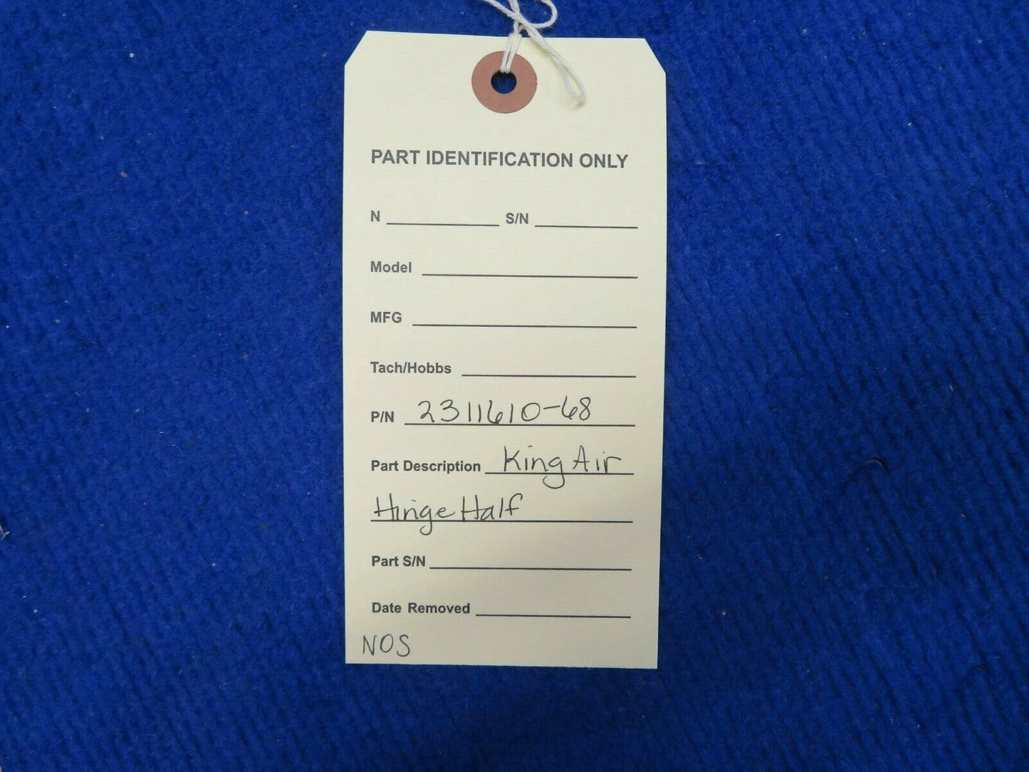 Beech King Air Hinge Half P/N 2311610-68 NOS (0522-587)