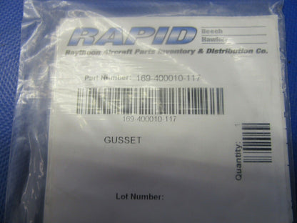 Beech B19 Sport Gusset Lower Firewall P/N 169-400010-117 LOT OF 2 NOS (0421-364)