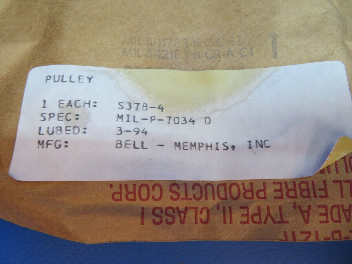 Ralmark Aviation Pulleys P/N 5378-4 LOT OF 3 NOS (1222-721)