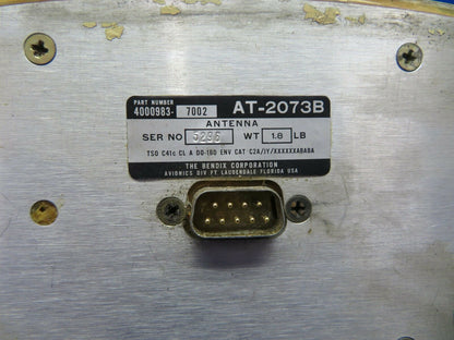 Bendix AT-2073B Antenna P/N 4000983-7002 (0520-136)
