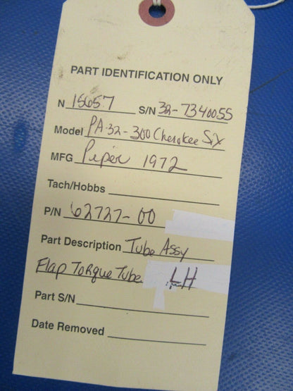 Piper PA-32-300 Cherokee Six Tube Torque Flap LH 62727-00 62727-000 (0819-22)