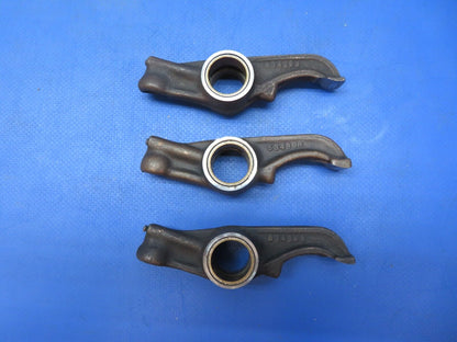 Continental IO-520 Exhaust Rocker Arm P/N 534398, 652130 LOT OF 3 (0523-971)